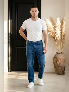 Revolve Mens Vintage Bootcut Jeans Size 38X32 100% Cotton